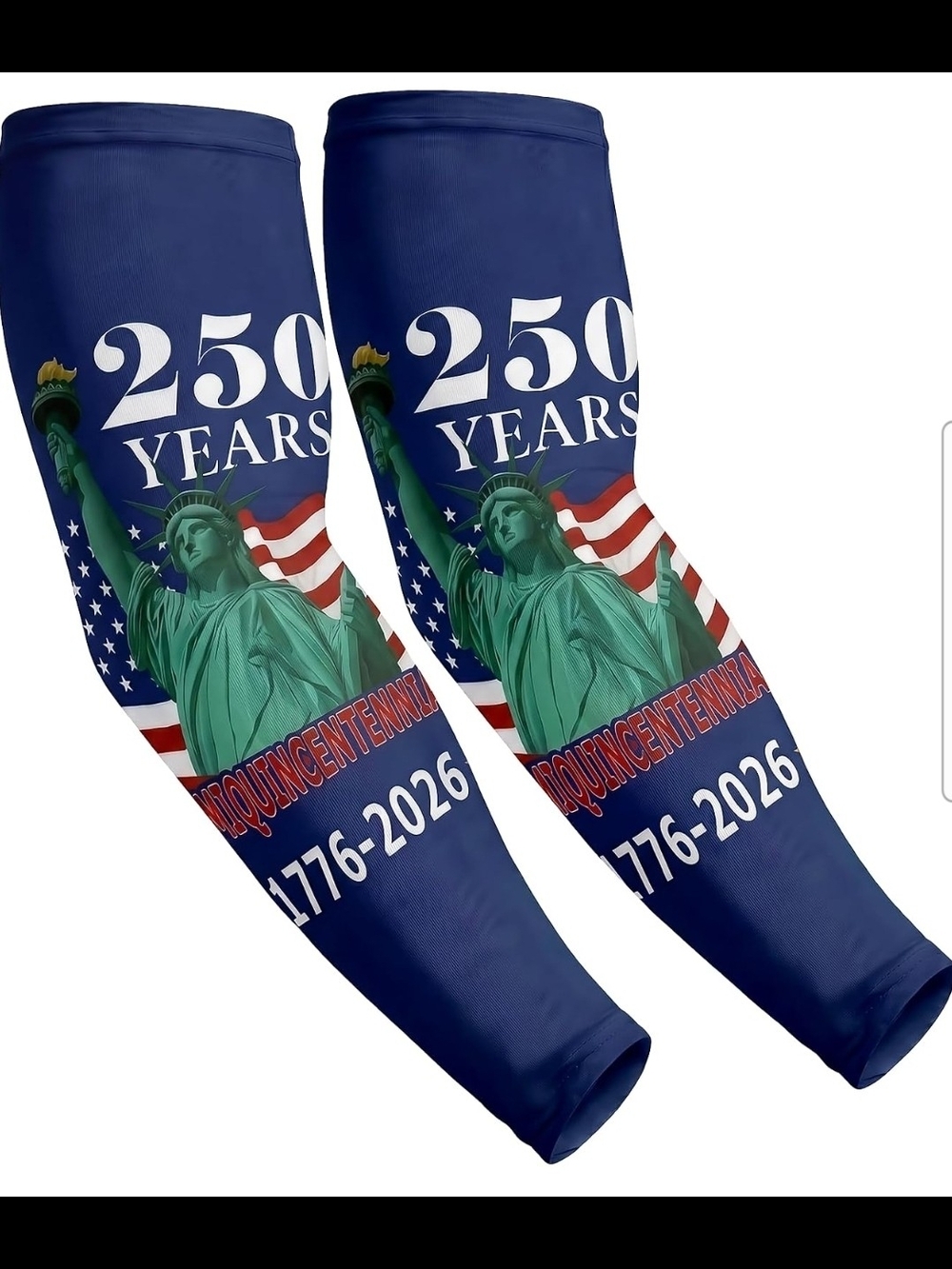 🆕️250 Years Statue of Liberty Arm Sleeves